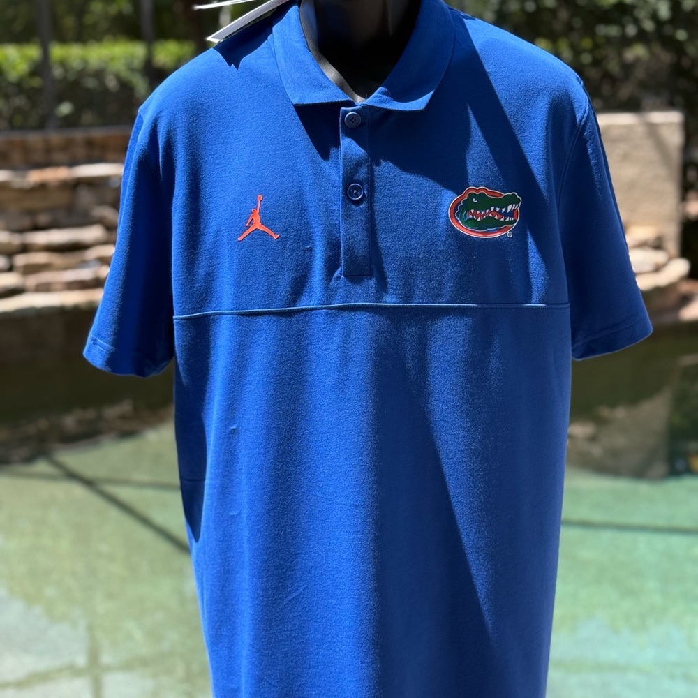 JORDAN ROYAL FLORIDA GATORS‎ COACHES POLO (L) DR0360-460
